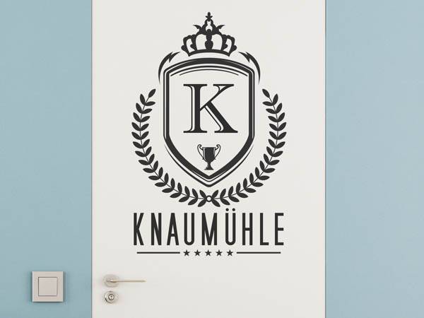 Wandtattoo Knaumühle Wappen