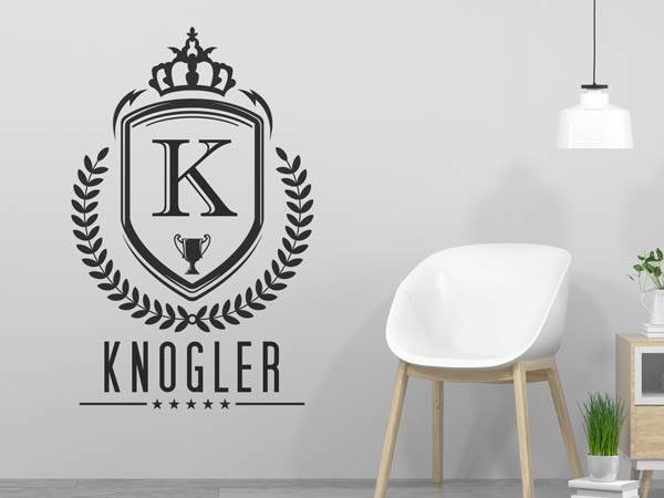 Wandtattoo Knogler Wappen