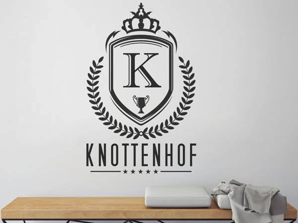 Wandtattoo Knottenhof Wappen