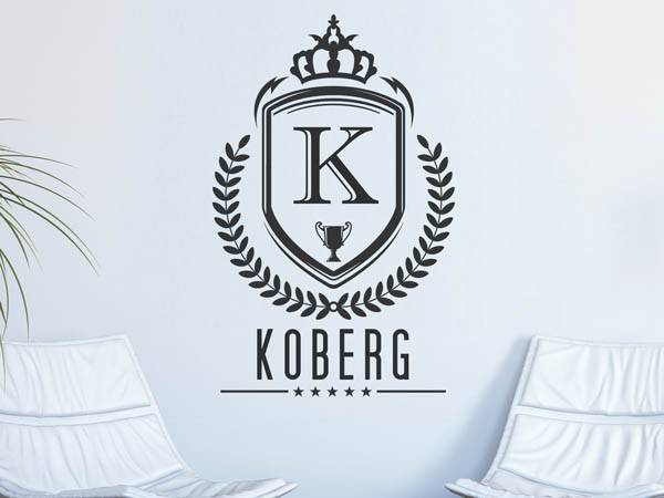 Wandtattoo Koberg Wappen