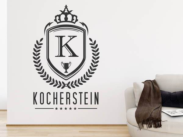 Wandtattoo Kocherstein Wappen