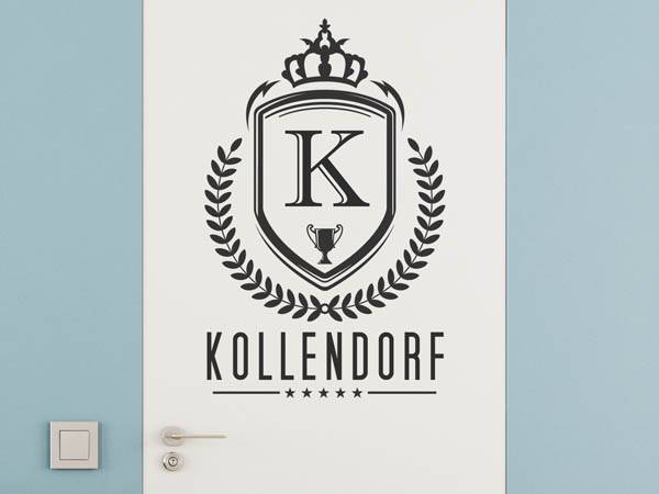 Wandtattoo Kollendorf Wappen