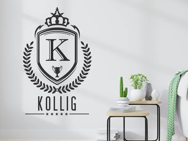 Wandtattoo Kollig Wappen