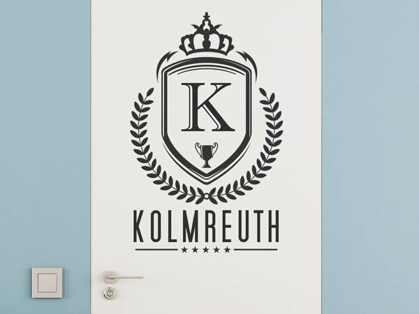Wandtattoo Kolmreuth Wappen