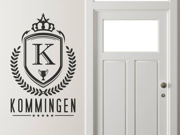 Wandtattoo Kommingen Wappen
