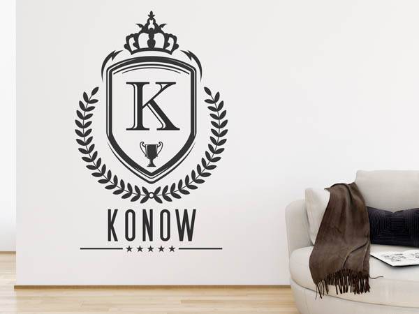 Wandtattoo Konow Wappen