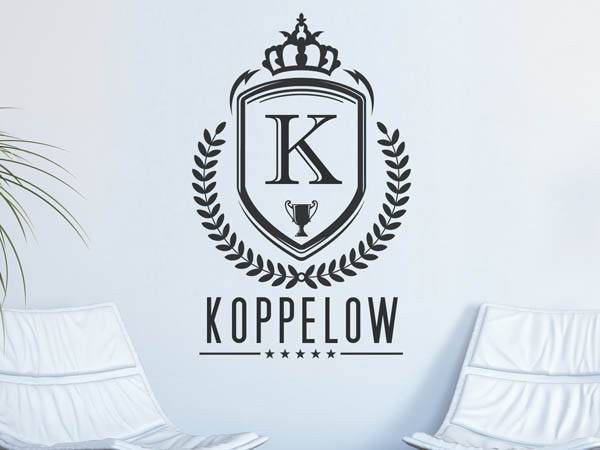 Wandtattoo Koppelow Wappen