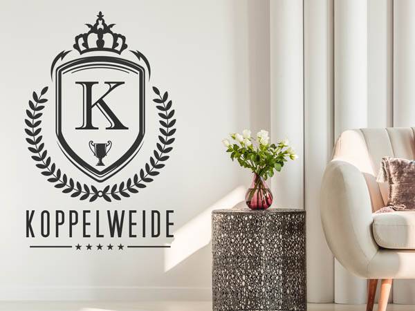 Wandtattoo Koppelweide Wappen