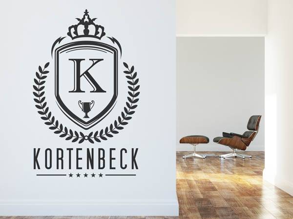 Wandtattoo Kortenbeck Wappen