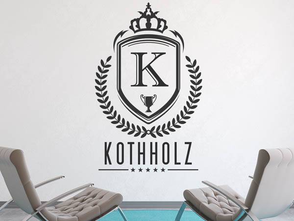 Wandtattoo Kothholz Wappen