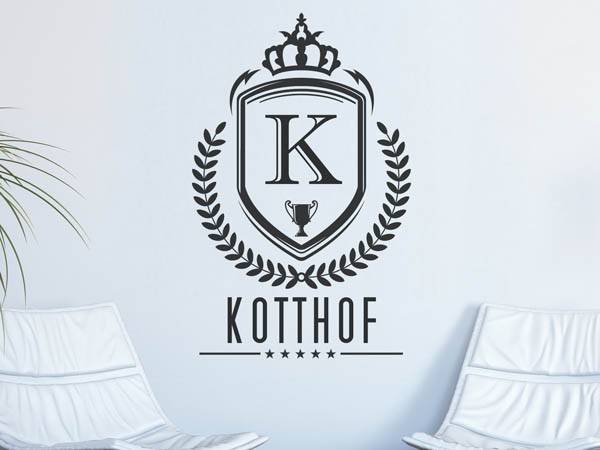 Wandtattoo Kotthof Wappen