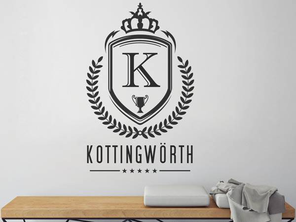 Wandtattoo Kottingwörth Wappen