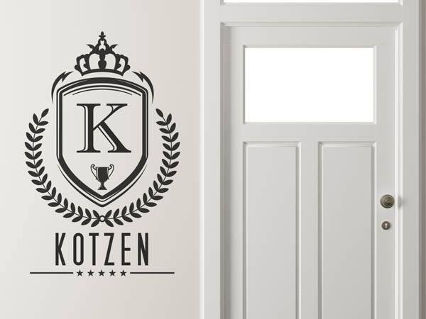Wandtattoo Kotzen Wappen