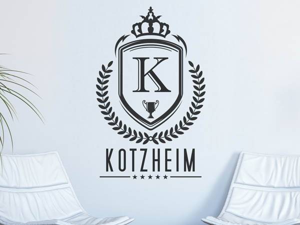 Wandtattoo Kotzheim Wappen