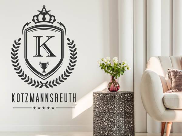 Wandtattoo Kotzmannsreuth Wappen
