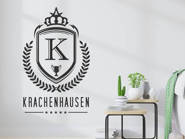 Wandtattoo Krachenhausen Wappen