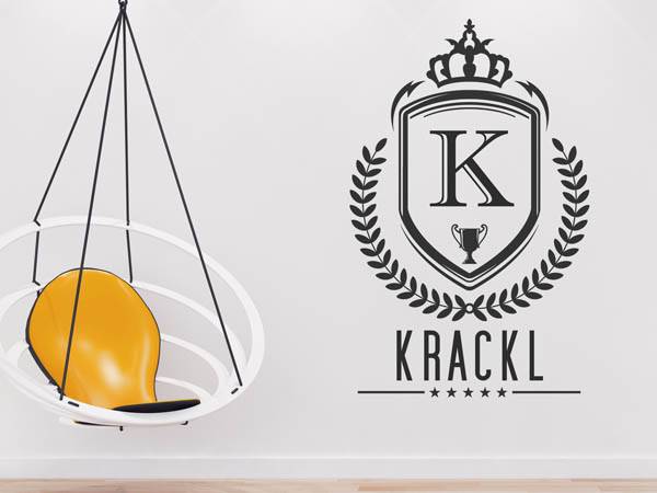Wandtattoo Krackl Wappen
