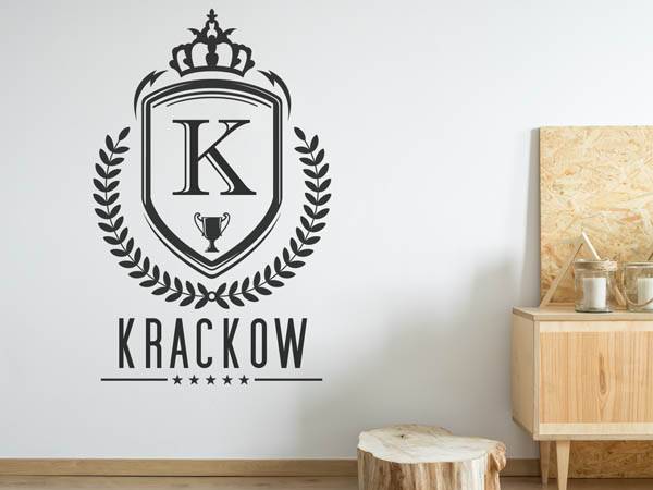 Wandtattoo Krackow Wappen
