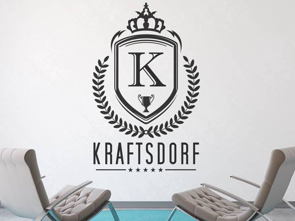 Wandtattoo Kraftsdorf Wappen