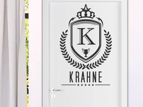 Wandtattoo Krahne Wappen