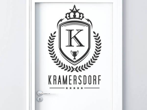 Wandtattoo Kramersdorf Wappen