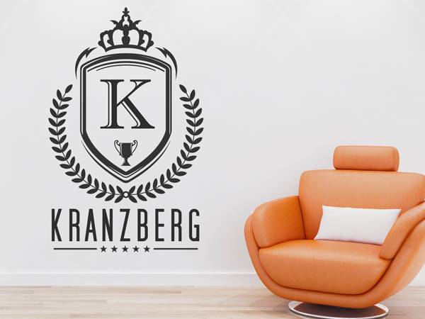 Wandtattoo Kranzberg Wappen