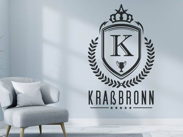 Wandtattoo Kraßbronn Wappen