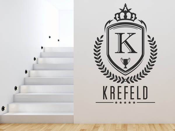 Wandtattoo Krefeld Wappen