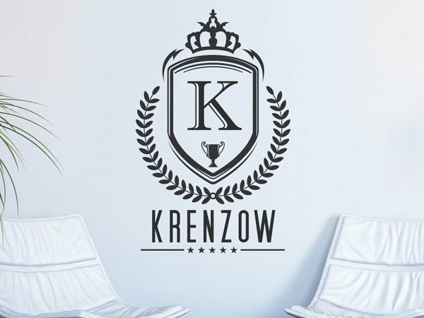 Wandtattoo Krenzow Wappen