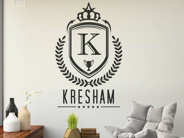 Wandtattoo Kresham Wappen