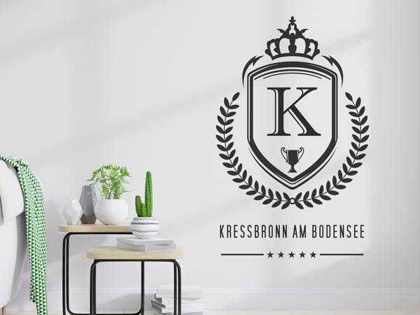Wandtattoo Kressbronn am Bodensee Wappen