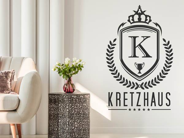 Wandtattoo Kretzhaus Wappen
