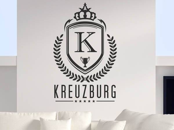 Wandtattoo Kreuzburg Wappen