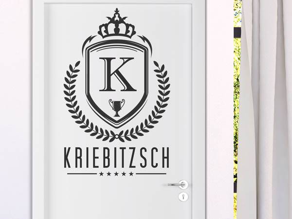 Wandtattoo Kriebitzsch Wappen