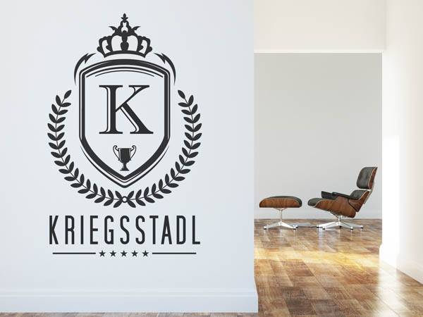 Wandtattoo Kriegsstadl Wappen