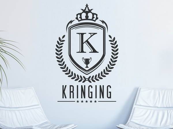 Wandtattoo Kringing Wappen