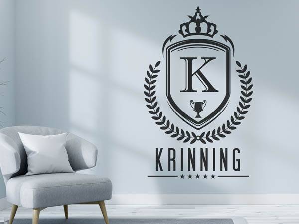 Wandtattoo Krinning Wappen