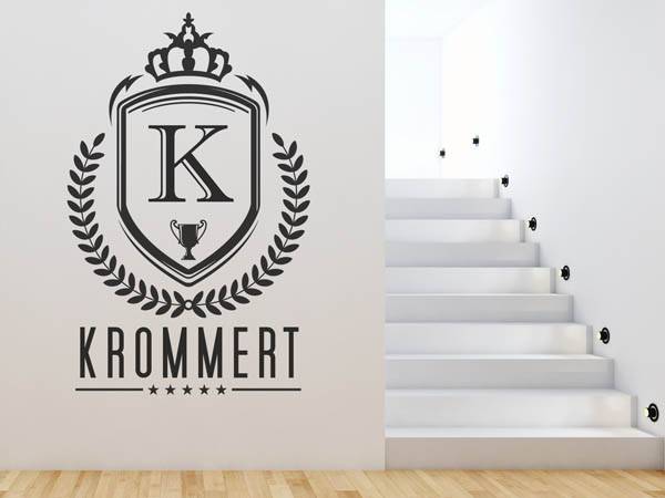 Wandtattoo Krommert Wappen