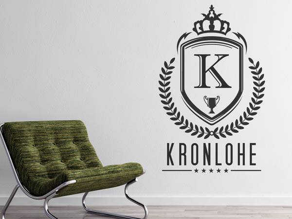 Wandtattoo Kronlohe Wappen