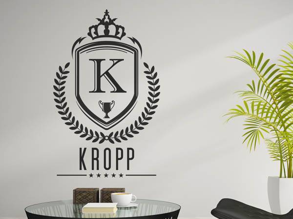 Wandtattoo Kropp Wappen