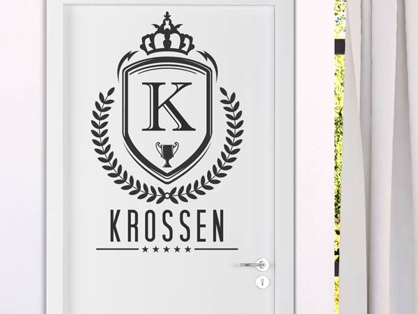Wandtattoo Krossen Wappen