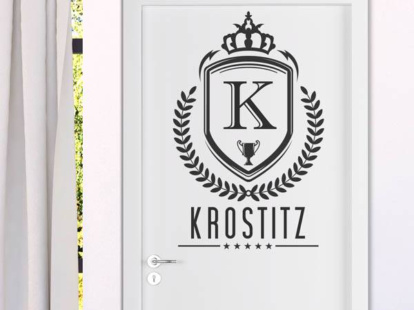 Wandtattoo Krostitz Wappen