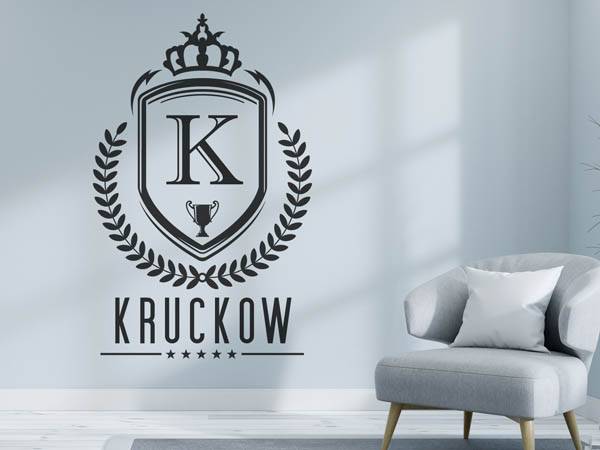 Wandtattoo Kruckow Wappen