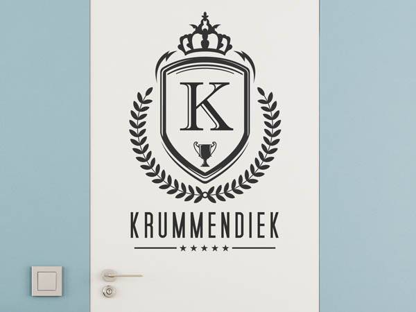 Wandtattoo Krummendiek Wappen