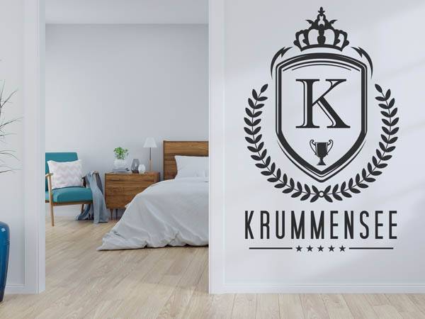 Wandtattoo Krummensee Wappen