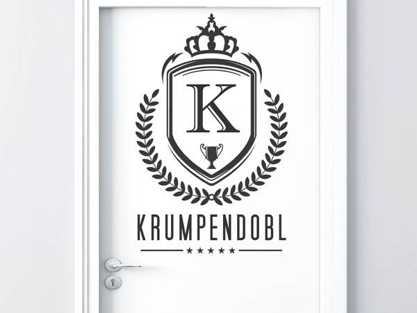 Wandtattoo Krumpendobl Wappen