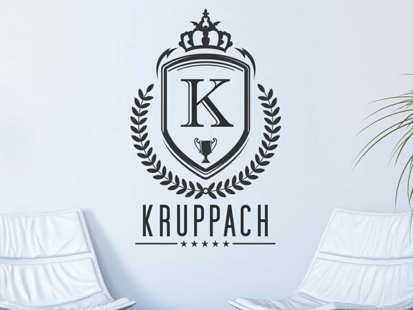Wandtattoo Kruppach Wappen