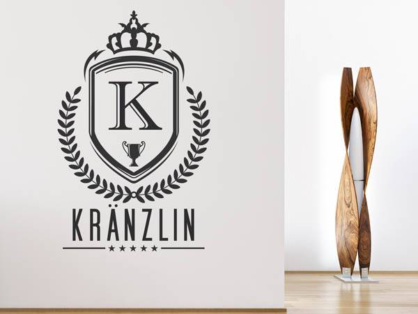 Wandtattoo Kränzlin Wappen