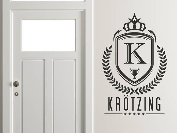 Wandtattoo Krötzing Wappen