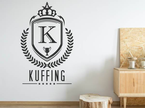 Wandtattoo Kuffing Wappen